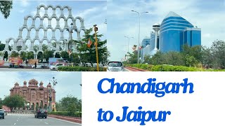 Chandigarh to Jaipur - AirBnB || Patrika || Toran Dwar || World Trade Park