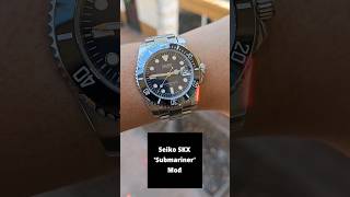 Seiko SKX 'Submariner' Mod #wotd #watchreviews #watches #seiko #divewatch #seikoskx #wristwatch