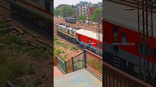 14624 Firozpur Cantt - Chhindwara ∆ Patalcot Express Lead Wap7 to Meet Wag9 #indianrailways #shorts