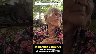 nasehat dari simbah berusia 100 tahun lebih #shorts #story #kehidupan