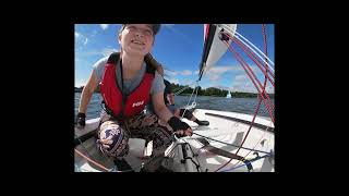 Miss Eady Maiden Voyage, RS200 sailing at Frensham pond sailing club