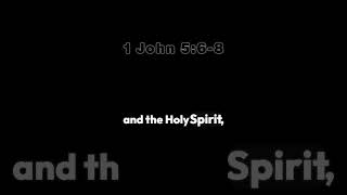 Daily Bible Verse - 1 John 5:6-8