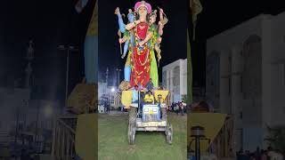 Gulab Srinivas Biggest Durga Mata Nimajjanam | 45 Feet Tallest #Durga Devi#Nimajjanam