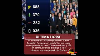 🔴#UltimaHora - #Internacional🌐 ▶️ Nueva Comisión Europea con Ursula Von der Leyen como presidenta.