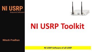 NI USRP TOOLKIT || NI USRP function palette