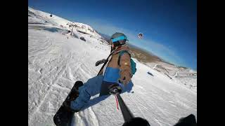 Beautiful day in the Sierra Nevada, Granada Snowboarding. #irishsnowboarder #granada #snowboarding