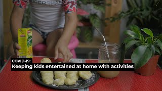 COVID-19: Keeping kids entertained at home with activities