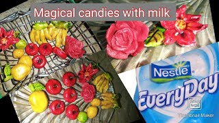 Magical candies in 10 min with dry milk. Kids all time favourite