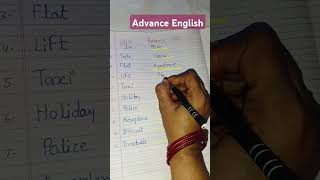 Advanced English #english