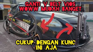 CARA MEMASANG FAN BELT DI MOBIL TOYOTA VIOS @yaris