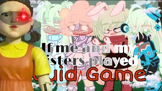 ⏸️🦑If me and my sisters played squid game🦑⏸️||Twisted Bat•Demon