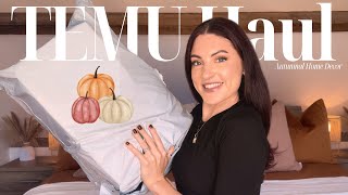 *Huge* Autumnal TEMU Haul 🍂 || Autumn Home Decor || Part 2