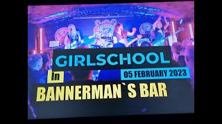 (Vol.28 No.01) - GIRLSCHOOL In BANNERMAN`S BAR - EDINBURGH (s/uk) - 05 FEBRUARY 2023