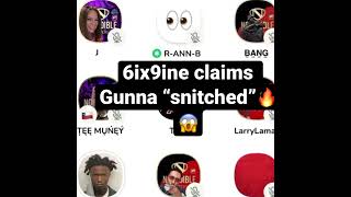 Gunna is said to have snitched in court, 6ix9ine says 🔥 #shorts #gunna