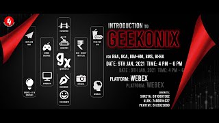 Online Induction For Freshers 20-21 | BBA | BHM | BCA | BMS | BHHA | Techno Main SaltLake | Geekonix