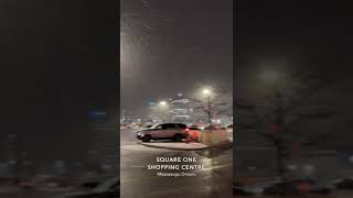 Square one shopping center Mississauga Ontario Canada  | snow fall @aikaampakistani9944