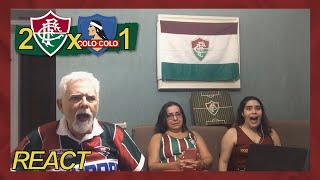 FAMÍLIA TRICOLOR REAGE A 2 FLUMINENSE X 1 COLO-COLO - LIBERTADORES 2024