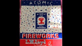 Vintage Atomic Fireworks brochure