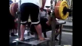 2nd bench 160kg 3 whites