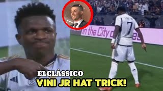 VINÍCIUS JUNIOR MARCA 3 GOLS CONTRA O BARCELONA NO ELCLÁSSICO DE HOJE