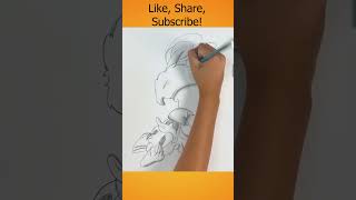 9yo Genius Draws UPSIDE DOWN - Daisy Duck | Disney #shorts