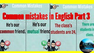 Common mistakes in English Part 3