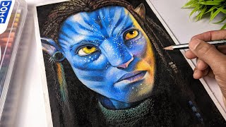 Drawing Avatar With Color Pencil | Avatar the way of water