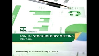 A.  Soriano Corporation 2024 Annual Stockholders Meeting