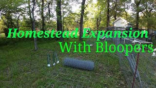 Homestead Expansion. The Poultry Run and Fencing Tips