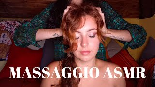 ASMR ITA | MASSAGGIO RILASSANTE E COCCOLE💆🌸| SCALP MASSAGE, FACE BRUSHING,WATER SOUNDS