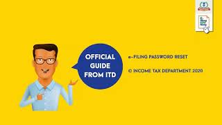 How to reset password of your e filing account on the e filing portal of the Income Tax Department