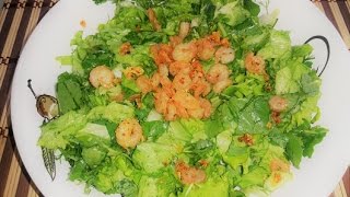 Karides (çim çim) Salatası Tarifi Yapılışı-Prawn Salad  | Anatolian Supper