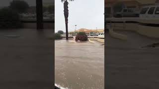 Inundación y caos en Los Angeles CA tras el paso de #hilary