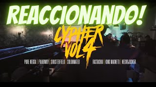 REACCIONANDO A CYPHER REGGAE VOL.4 P.NEGGA,CHUSTERFIELD, KINGMAGNETO,RASTACHAI,FYAHBWOY,SOLOHMATEO..