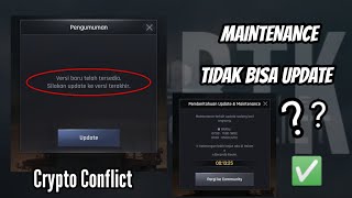 SOLUSI GAGAL UPDATE PATCH & MAINTENANCE CRYPTO CONFLICT Auto 100% Berhasil 2022