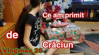 Ce am primit de Crăciun | Vlogmas #26