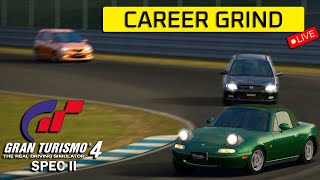 Gran Turismo 4: Spec II Mod [LIVE Playthrough] 🔴 EP8 - Grinding Out More GT4 Career!