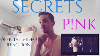 P!nk - Secrets (Official Video) REACTION