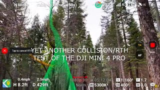 Yet Another Collision Avoidance RTH Test DJI Mini 4 Pro