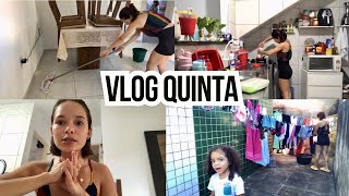 Limpando a casa - quinta em casa comigo