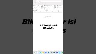 Bikin Daftar Isi secara Otomatis di Microsoft Word #ngeshortsbareng #tips #office