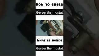 Naresh Kumar| How to check geyser thermostat| Check thermostat