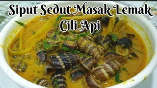 Resepi Siput Sedut Masak Lemak Cili Api