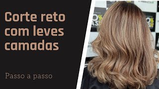 PASSO A PASSO DE CORTE EM CAMADAS, LONG BOB EM DEGRADÊ