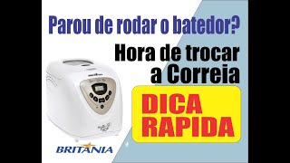 Aprenda rápido, como trocar a correia de sua Britânia Multi pane, o batedor parou? Hora de trocar...