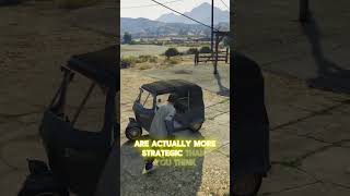 Why Does Franklin Drive a Rikshaw Like a CAR in GTA 5? #gta5 #gaming #shorts