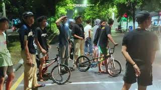 DRAG BMX LIARAN DEMAK‼️Kriting kw vs Albram | Balap sepeda onthel surabaya