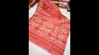 Pure maslin resham sarees