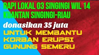 ANTAR LANGSUNG DONASI KE PRONOJIWO | oleh perwakilan RAPI lokal 03 singingi RIAU