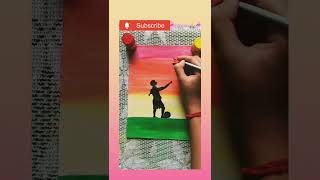 Beautiful senary drawing#senary drawing using poster colour#shorts#youtubeshorts